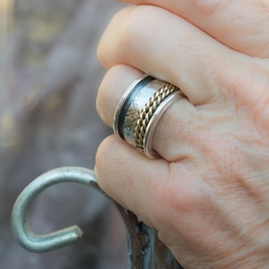 Ανδρικό η Γυναικείο φαρδύ δαχτυλίδι. - ασήμι, ανδρικά, σταθερά - 3