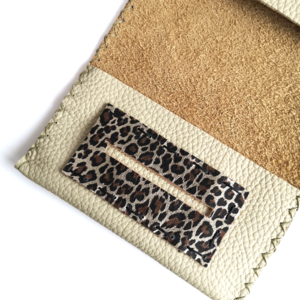 Δερμάτινη Καπνοθήκη Beige Leopard - δέρμα, καπνοθήκες - 2