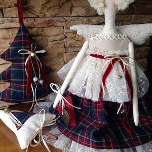 Rustic Chic Angel doll - διακοσμητικά - 4