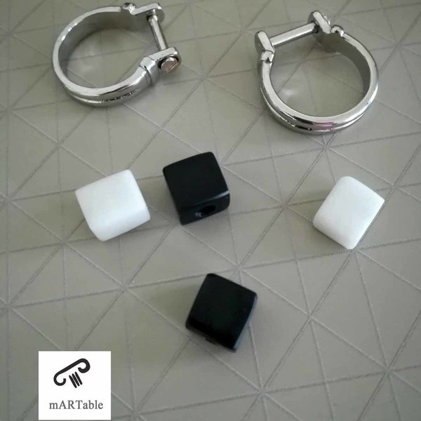 Handmade geometric C U B E stone ring for women-Χειροποίητο Δαχτυλίδι από μάρμαρο! - ημιπολύτιμες πέτρες, μοναδικό, ορείχαλκος, χειροποίητα, σταθερά, φθηνά - 3