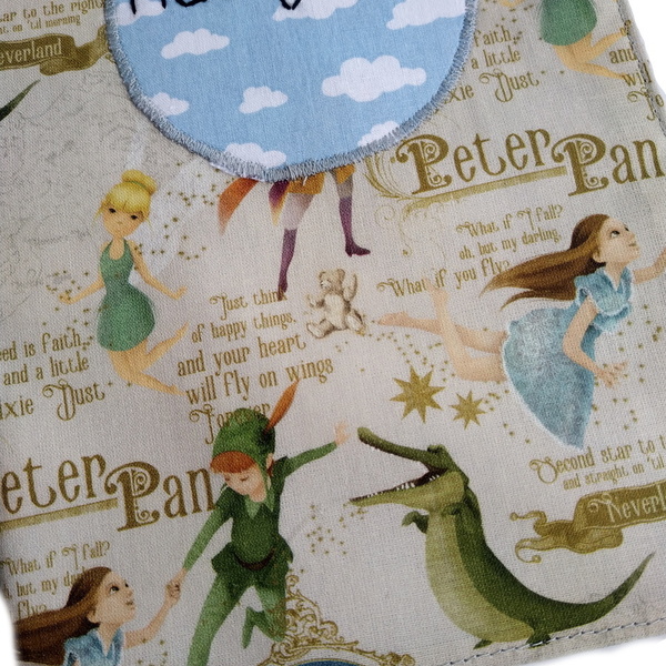 Θήκη για βιβλιάριο υγείας παιδιού Peter Pan - κορίτσι, αγόρι, δώρο, δώρα για βάπτιση, θήκες βιβλιαρίου - 4