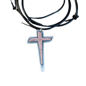 Ανδρικός mixed metal σταυρός - σταυρός, σταυροί