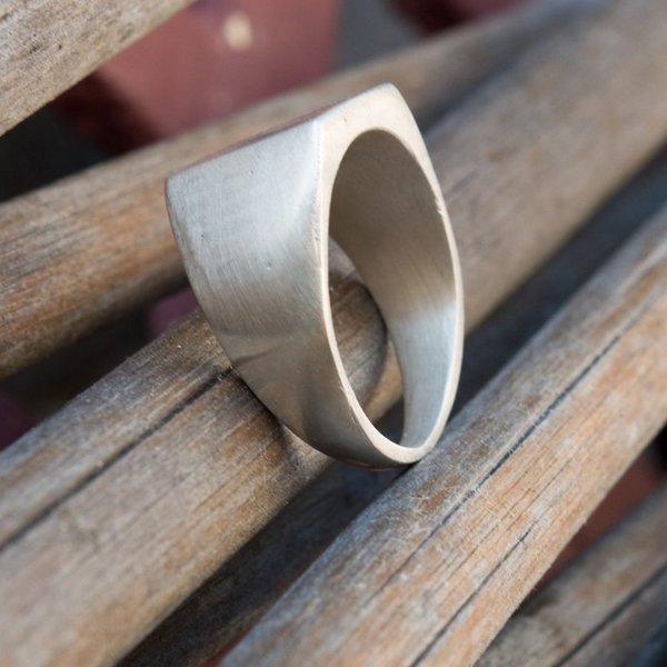 Δαχτυλίδι ασημένιο Signet-Chevalier - chevalier, δαχτυλίδι, δαχτυλίδια - 4