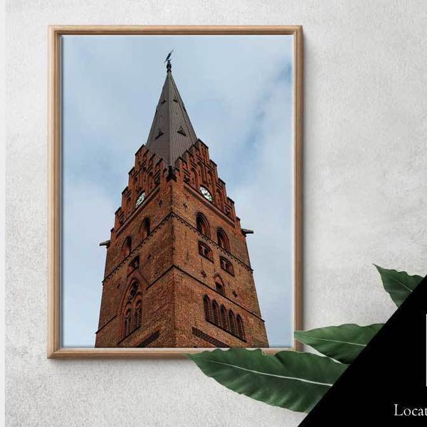 Καμβάς 20*30 | Κορυφή Εκκλησίας Αγίου Πέτρου Malmö, Σουηδία - πίνακες & κάδρα, καμβάς - 2
