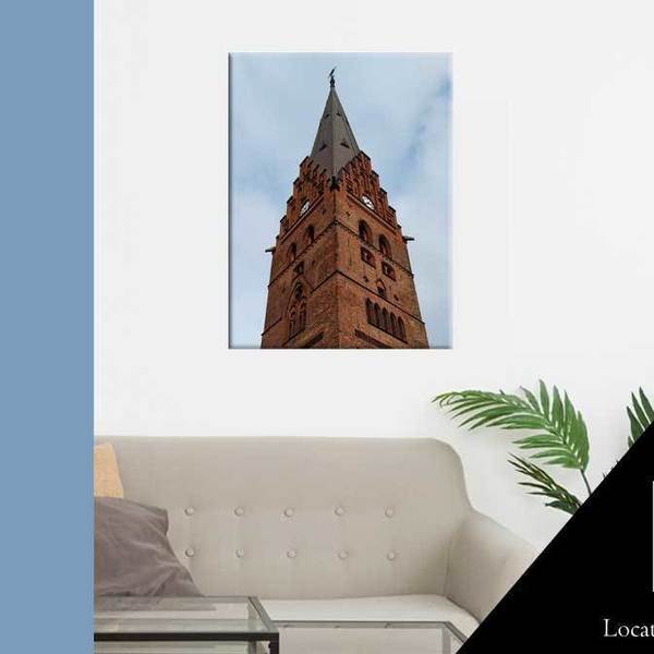 Καμβάς 20*30 | Κορυφή Εκκλησίας Αγίου Πέτρου Malmö, Σουηδία - πίνακες & κάδρα, καμβάς - 3