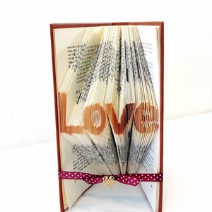 Βιβλίο book folding LOVE - χαρτί, αγάπη