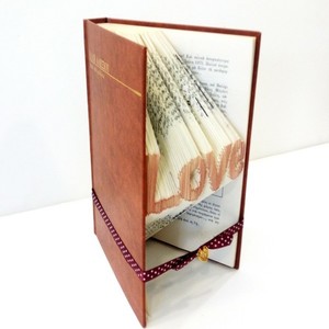 Βιβλίο book folding LOVE - χαρτί, αγάπη - 4