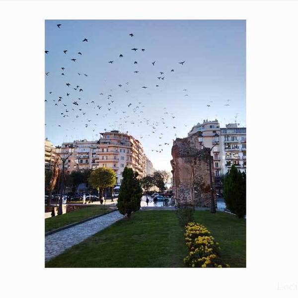 Καμβάς 20*30 | Αψίδα Γαλερίου - Καμάρα, Θεσσαλονίκη - πίνακες & κάδρα, καμβάς