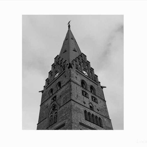 Poster 20*30 | Ασπρόμαυρο - Κορυφή Εκκλησίας Αγίου Πέτρου Malmö, Σουηδία | Φωτογραφικό Χαρτί - αφίσες