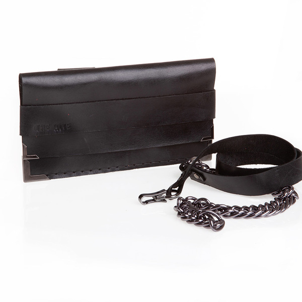 black BELT BAG - δέρμα, μεταλλικά στοιχεία, μέσης, φθηνές