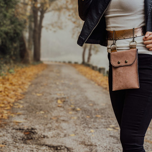 Rock it metallic Belt Bag - χειροποίητα, μικρές