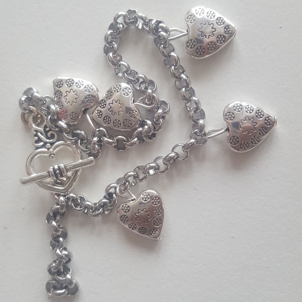 ALL HEARTS - ασήμι, αλυσίδες, ατσάλι, κοσμήματα, ζευγάρια, αυξομειούμενα - 3