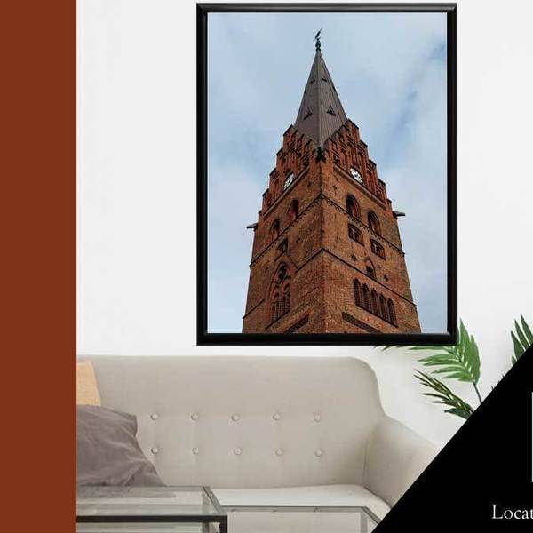 Poster 60*90 Κορυφή Εκκλησίας Αγίου Πέτρου Malmö, Σουηδία | Φωτογραφικό Χαρτί - δέντρα, αφίσες - 3
