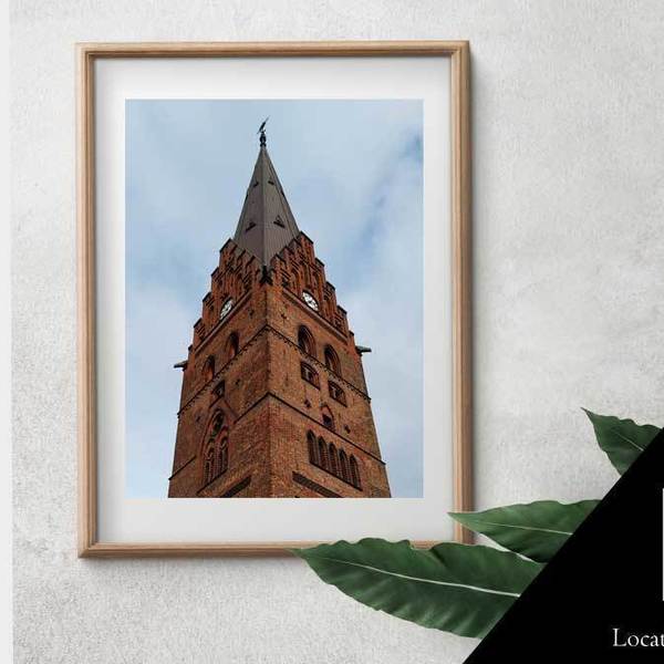 Poster 60*90 Κορυφή Εκκλησίας Αγίου Πέτρου Malmö, Σουηδία | Φωτογραφικό Χαρτί - δέντρα, αφίσες - 4