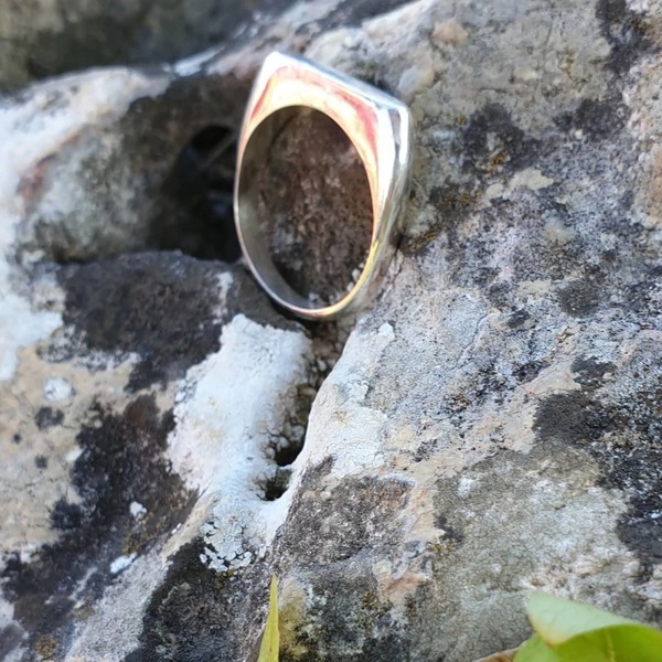 ''Moira ring'' - Χειροποίητο δαχτυλίδι από ασήμι 925. - ασήμι, επάργυρα, minimal, μικρά, σταθερά - 3