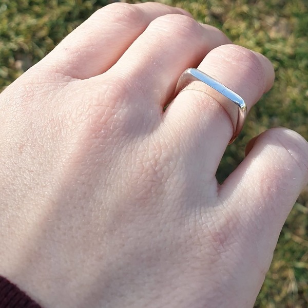 ''Moira ring'' - Χειροποίητο δαχτυλίδι από ασήμι 925. - ασήμι, επάργυρα, minimal, μικρά, σταθερά - 4