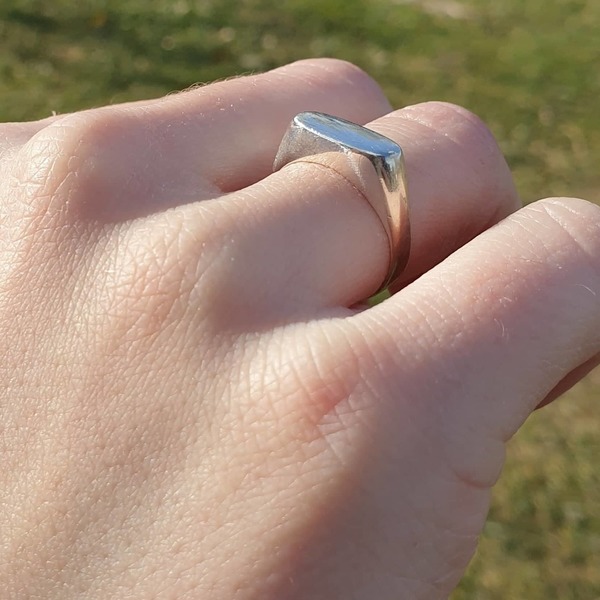 ''Thea ring'' - Χειροποίητο δαχτυιλίδι από ασήμι 925. - ασήμι, επάργυρα, minimal, μικρά, σταθερά - 4