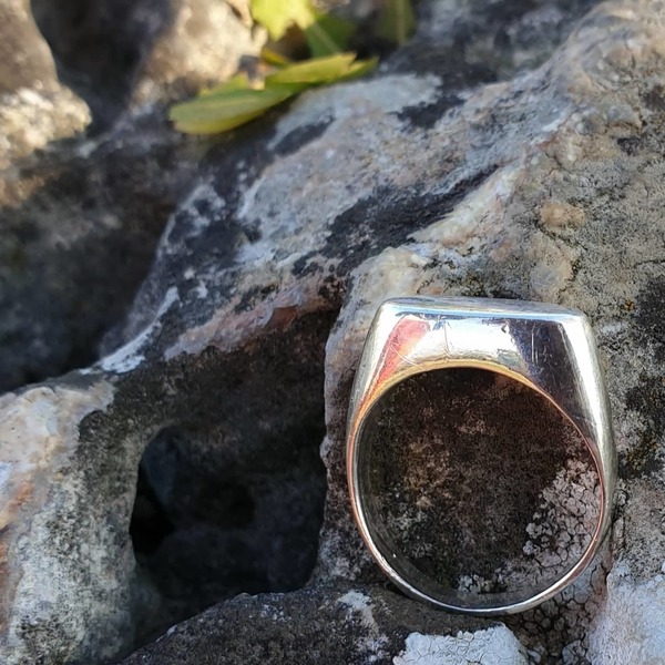 ''Thea ring'' - Χειροποίητο δαχτυιλίδι από ασήμι 925. - ασήμι, επάργυρα, minimal, μικρά, σταθερά - 5