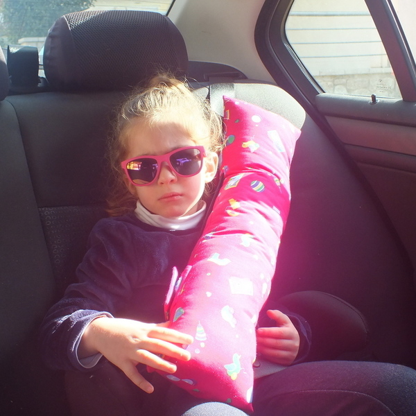 Μαξιλάρι Για Τη Ζώνη Ασφαλείας Του Αυτοκινήτου - κορίτσι, χειροποίητα, αυτοκίνητα, μαξιλάρια - 2