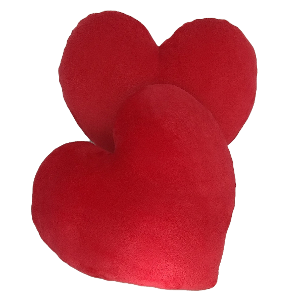 Χειροποίητη καρδιά XL μέγεθος από γουνάκι fleece - καρδιά, αγάπη, διακοσμητικά, δώρα αγίου βαλεντίνου, μαξιλάρια - 2