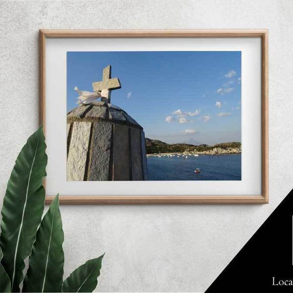 Poster 20*30 Παραθαλάσσιο Τοπίο - Χαλκιδική, Ελλάδα| Φωτογραφικό Χαρτί - σταυρός, αφίσες, θάλασσα - 3