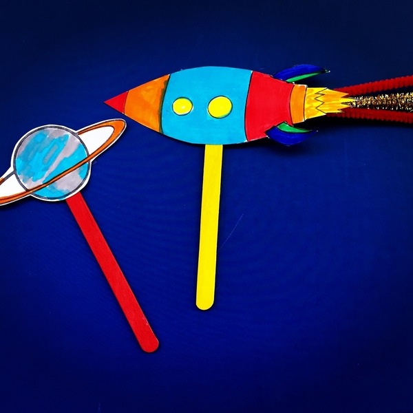 Διάστημα Σετ Χειροτεχνίας (Space Craft Kit) - δώρο, χειροποίητα, για παιδιά - 4