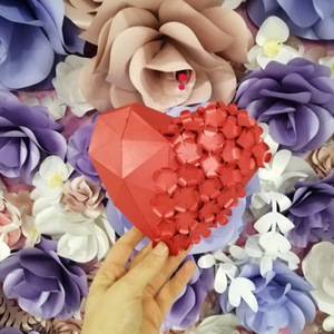 3D Χάρτινη καρδιά - καρδιά, χειροποίητα, πρωτότυπα δώρα, αγ. βαλεντίνου - 3