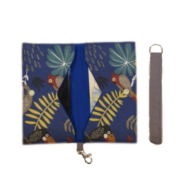 πορτοφόλι για κινητό tropical - ύφασμα, χειροποίητα, πρωτότυπα δώρα - 3