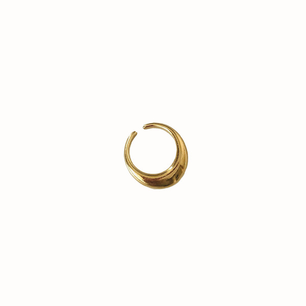 Wave ring gold - επιχρυσωμένα, αυξομειούμενα, φθηνά
