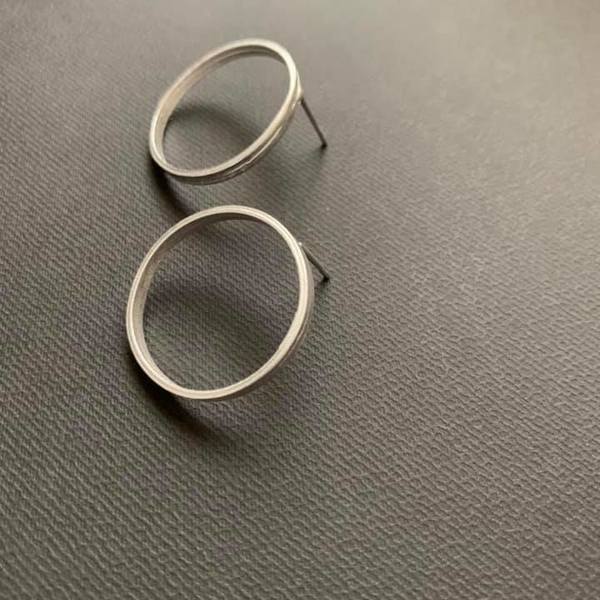 Καρφωτά χειροποίητα σκουλαρίκια από ασήμι 925 - ασήμι, καρφωτά - 2