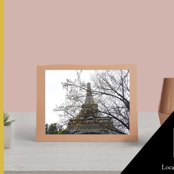Καμβάς 20*30 | Ανθισμένος Πύργος - Παρίσι, Γαλλία - πίνακες & κάδρα, καμβάς, δέντρα - 2
