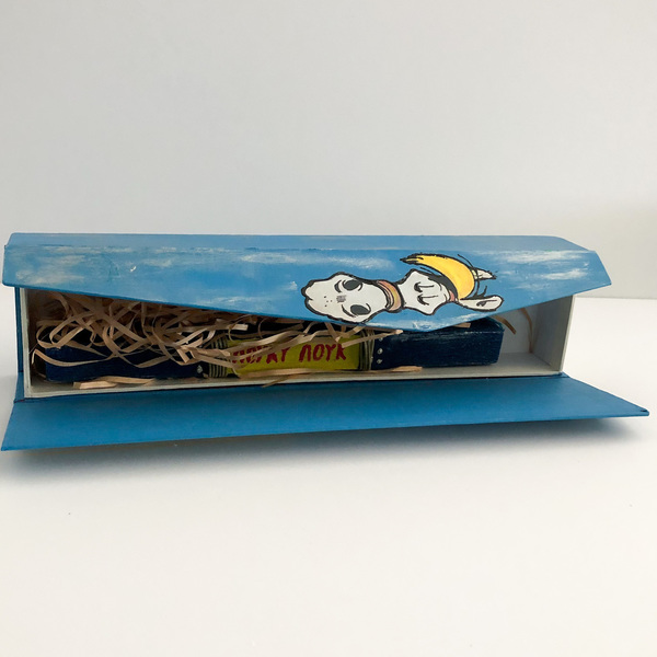 Λαμπάδα «Λουκυ Λουκ και Ντολυ» σε craft κουτί φάκελο - αγόρι, λαμπάδες, για παιδιά, για εφήβους, ήρωες κινουμένων σχεδίων - 4