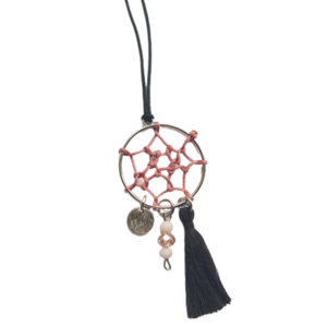 "Dreamcatcher Necklace" - Μακρύ Κολιέ - με φούντες, ονειροπαγίδα, κορδόνια, μακριά, φθηνά