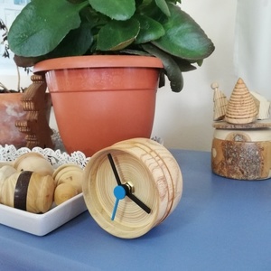 Ρολόι σε ισσοροπία. - ξύλο, ρολόι, τοίχου, χειροποίητα, διακοσμητικά, αξεσουάρ γραφείου - 4