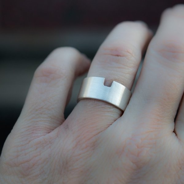 Minimal ασημένιο δαχτυλίδι - ασήμι, minimal, unisex, boho, σταθερά - 2