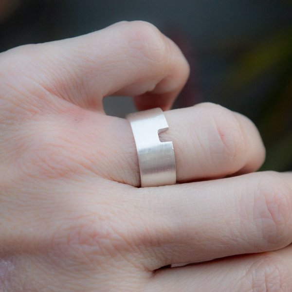 Minimal ασημένιο δαχτυλίδι - ασήμι, minimal, unisex, boho, σταθερά - 4