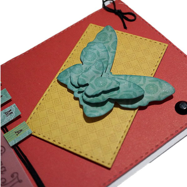 Χειροποίητη τρισδιάστατη ευχετήρια κάρτα ''Χρόνια Πολλά'' - πεταλούδα, κάρτα ευχών, γενική χρήση - 2