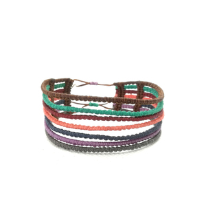 Multicolor bracelet_B - ιδιαίτερο, μακραμέ, ethnic, αυξομειούμενα