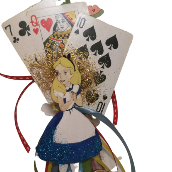Λαμπάδα Alice in wοnderland - κορίτσι, λαμπάδες, για παιδιά, για ενήλικες, για εφήβους, ήρωες κινουμένων σχεδίων