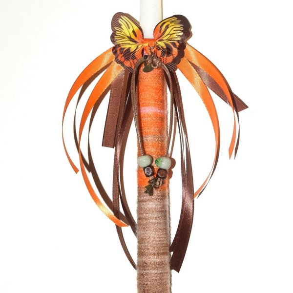 Λαμπάδα 40cm Butterfly - κορίτσι, λαμπάδες, για ενήλικες, για εφήβους