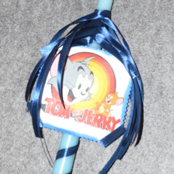 Λαμπάδα 40cm Tom & Jerry - αγόρι, λαμπάδες, για παιδιά, ήρωες κινουμένων σχεδίων - 4
