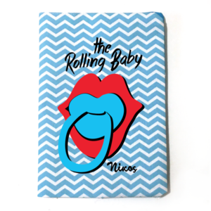 Θήκη Βιβλιαρίου Υγείας - Rolling Baby / 001 - αγόρι, θήκες βιβλιαρίου, πρωτότυπα δώρα, μαιευτήριο
