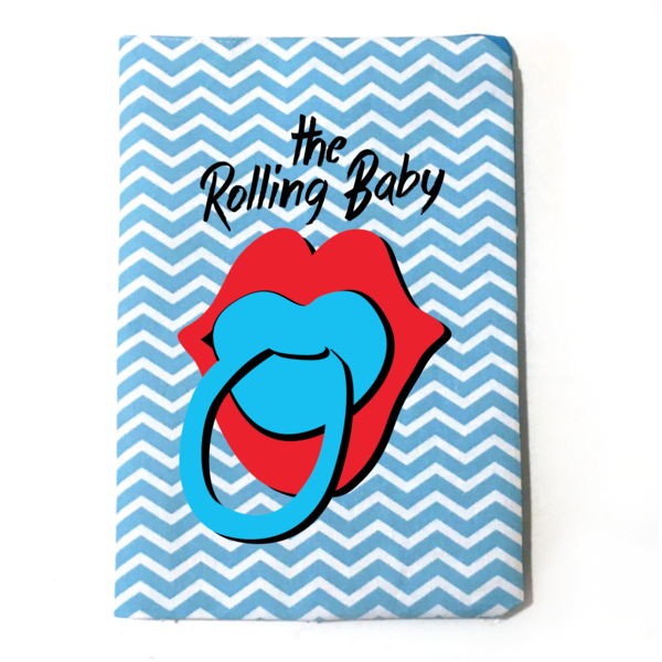 Θήκη Βιβλιαρίου Υγείας - Rolling Baby / 001 - αγόρι, θήκες βιβλιαρίου, πρωτότυπα δώρα, μαιευτήριο - 2