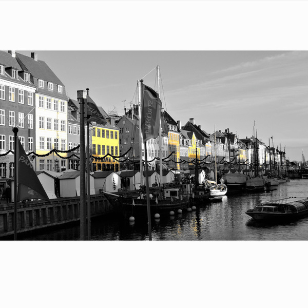 Poster 20*30 Κίτρινη Λεπτομέρεια - Κοπεγχάγη, Δανία | Φωτογραφικό Χαρτί - χαρτί, αφίσες, πιατάκια & δίσκοι