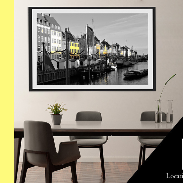 Poster 40*60 Κίτρινη Λεπτομέρεια - Κοπεγχάγη, Δανία | Φωτογραφικό Χαρτί - διακόσμηση, αφίσες, διακόσμηση σαλονιού - 2
