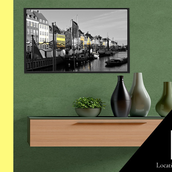 Poster 40*60 Κίτρινη Λεπτομέρεια - Κοπεγχάγη, Δανία | Φωτογραφικό Χαρτί - διακόσμηση, αφίσες, διακόσμηση σαλονιού - 3