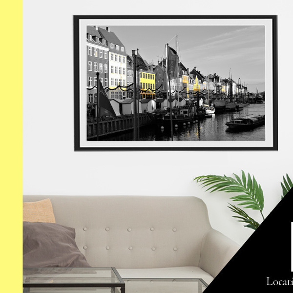 Poster 40*60 Κίτρινη Λεπτομέρεια - Κοπεγχάγη, Δανία | Φωτογραφικό Χαρτί - διακόσμηση, αφίσες, διακόσμηση σαλονιού - 4