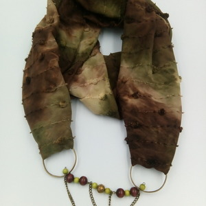 Jewelry scarf necklace - ύφασμα, μακριά