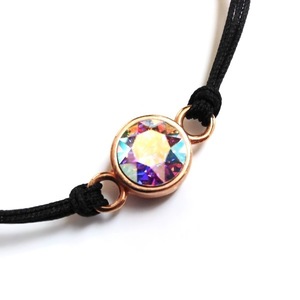 Rainbow Bracelet - Rοse Gold - charms, ορείχαλκος, χεριού, αυξομειούμενα - 2