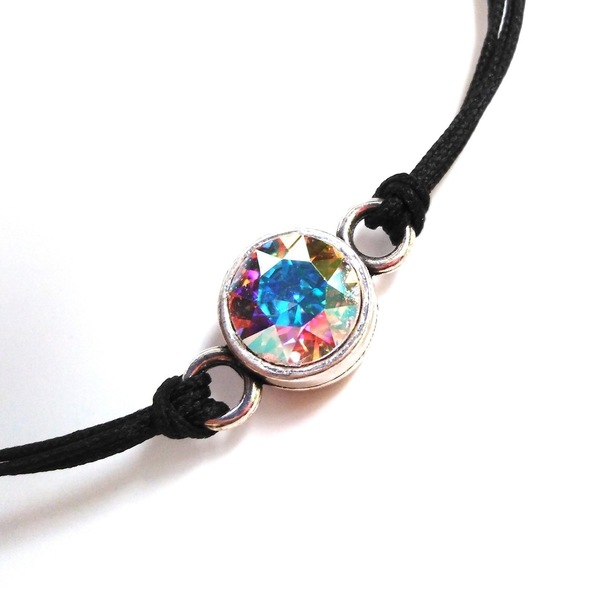 Rainbow Bracelet - Silver - charms, ορείχαλκος, επάργυρα, χεριού, αυξομειούμενα - 2